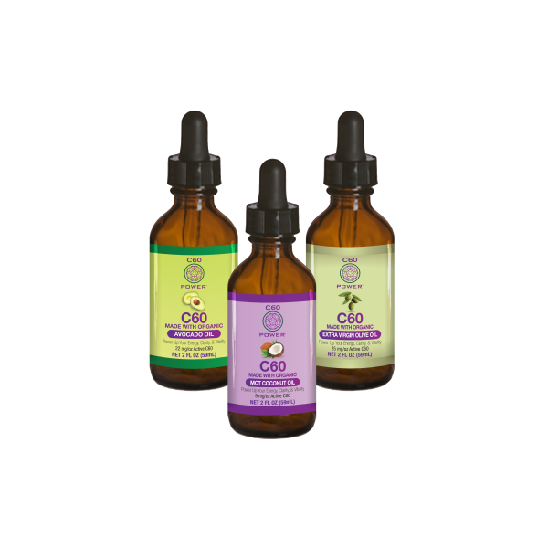 C60 Power product sampler bottles